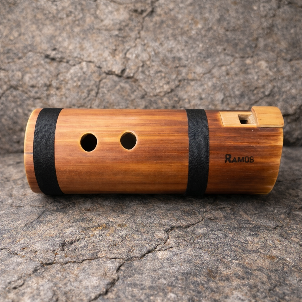 Žemės tono bambuko fleita