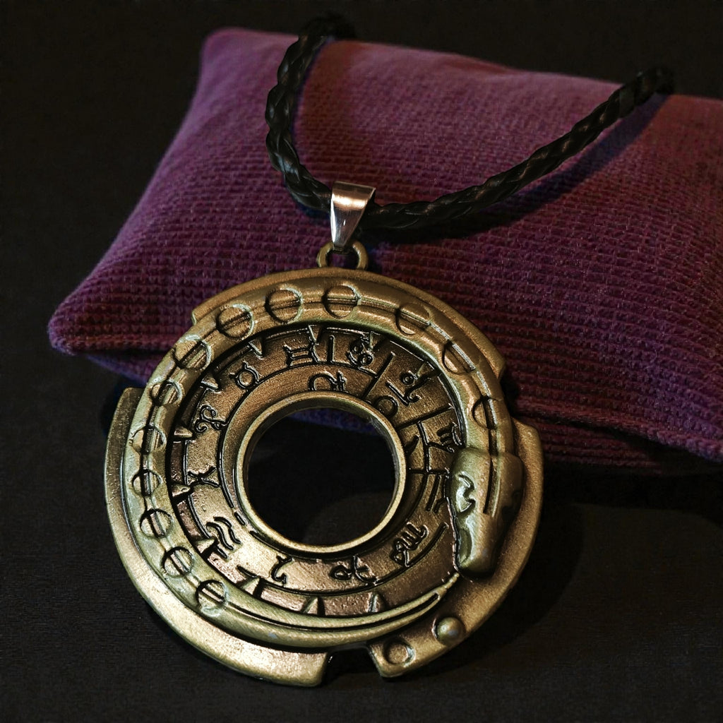 Ouroboros gyvatės rato amuletas