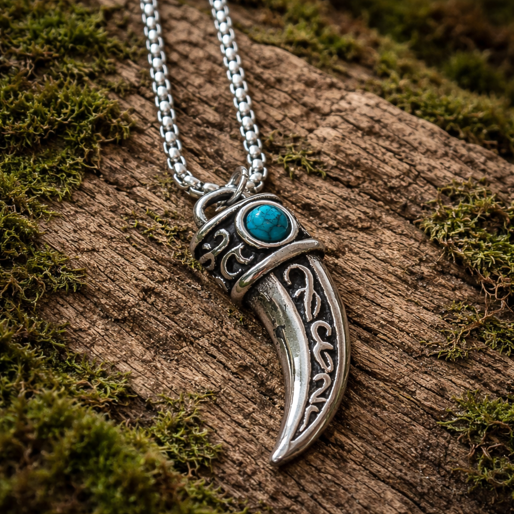 Šamaniškas nago amuletas